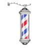 PLAFON PODŚWIETLANY BARBER SHOP BB08 MAŁY